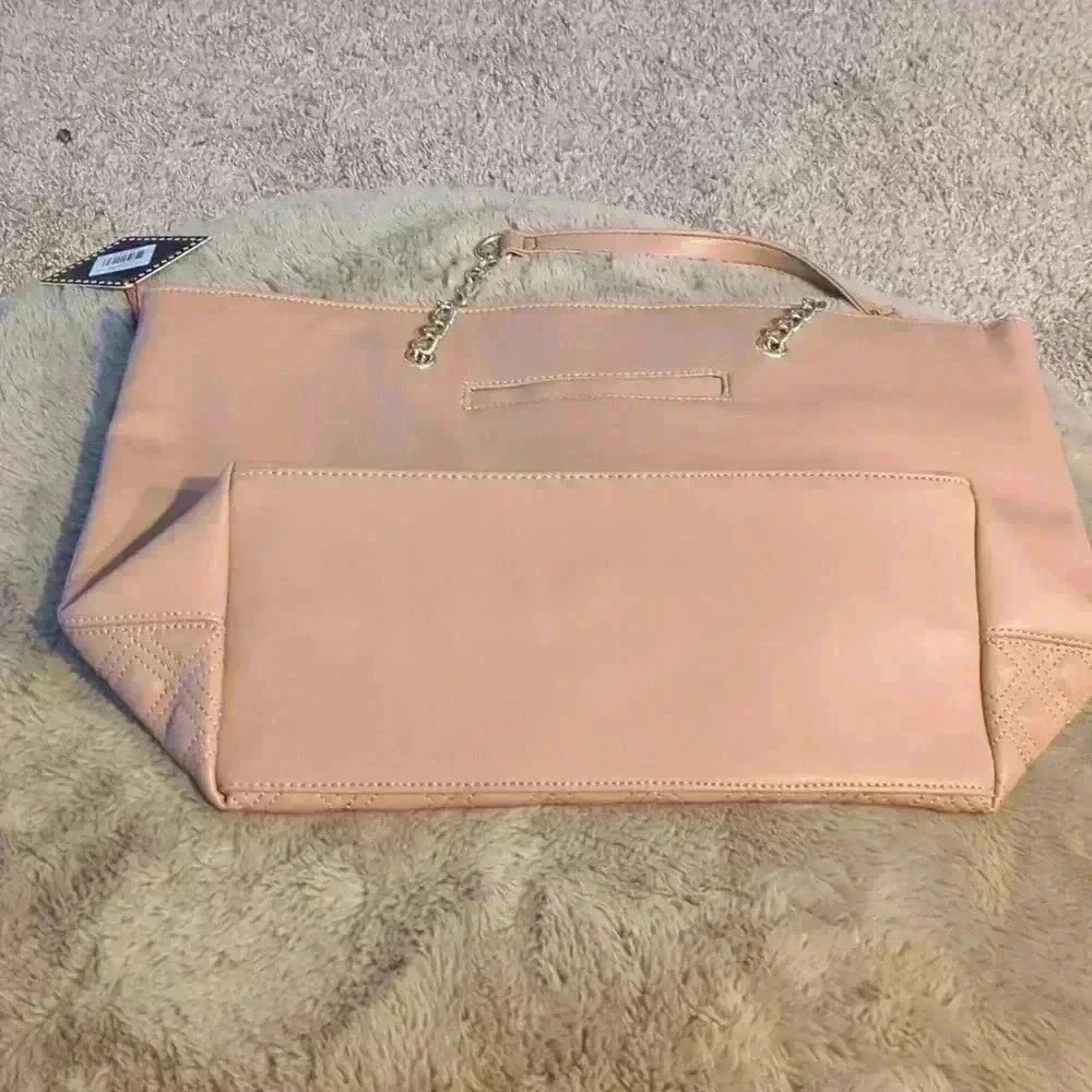 Vera Neumann leather tote purse, camel color - Picture 6 of 13